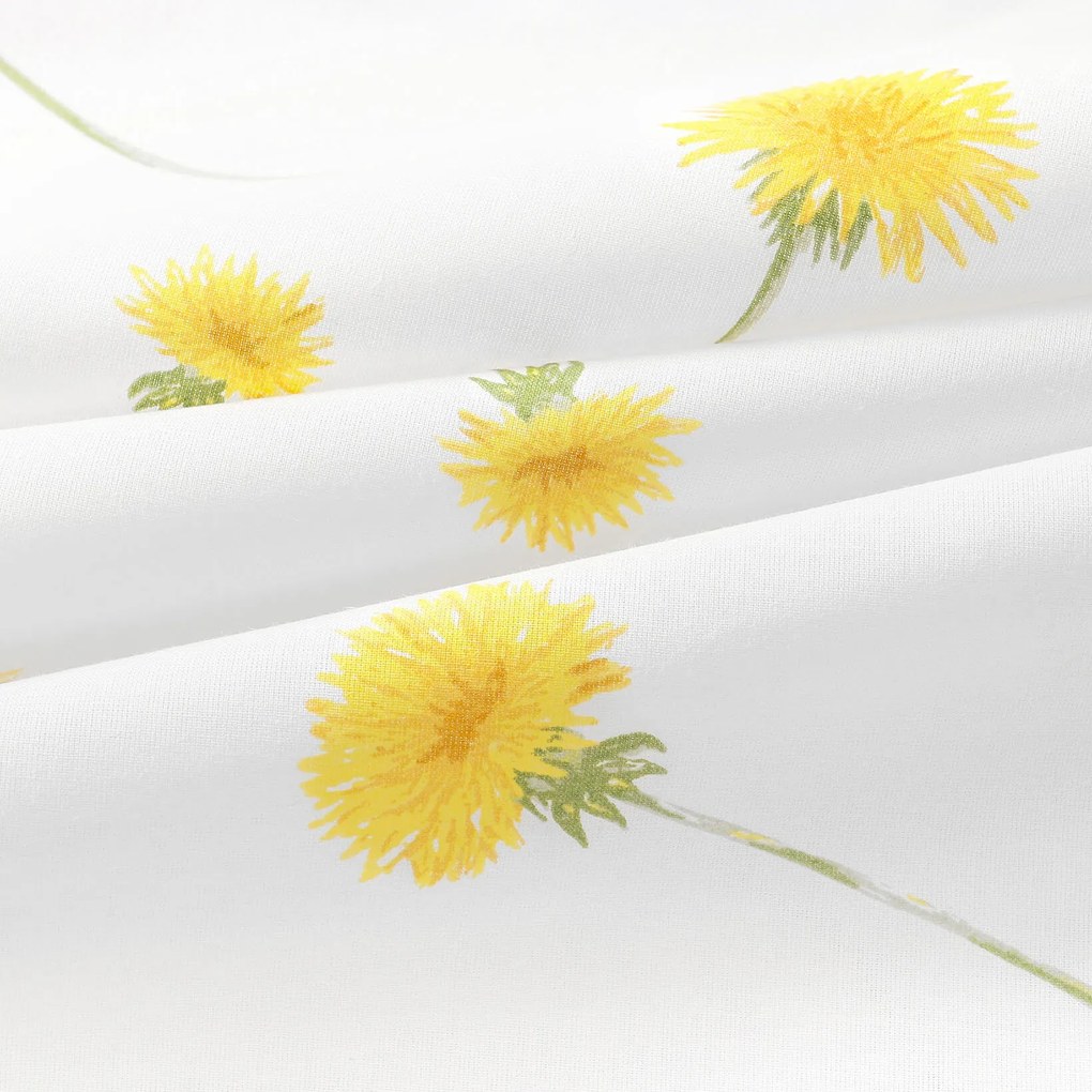 Goldea pamut drapéria - pitypangok 280x150 cm