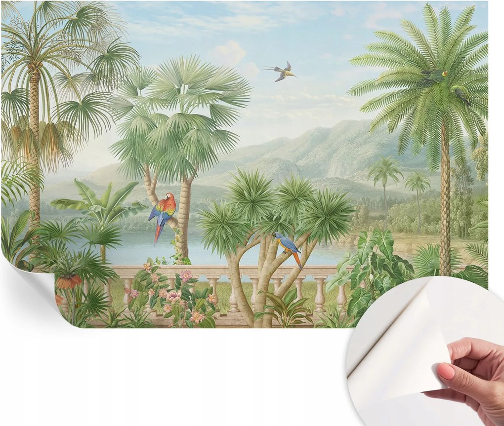 Öntapadós fali fotótapéta Hálószobába Egzotikus tájkép 104x70 cm