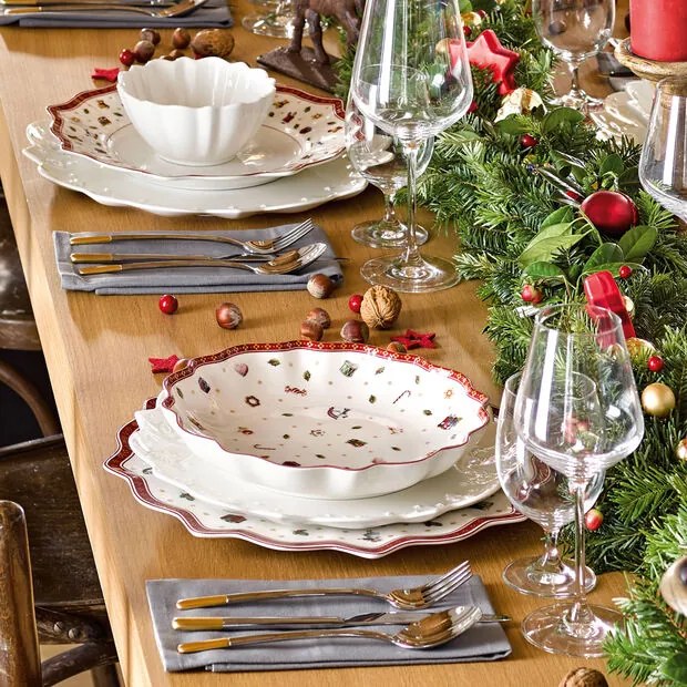 Karácsonyi mély tál, nagy, Toy's Delight kollekció - Villeroy & Boch