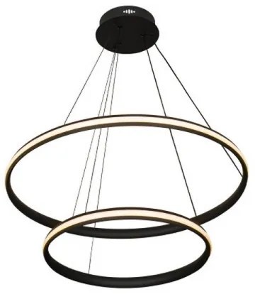 LED dimmelhető csillár kábellel LED/90W/230V 3000-6500K átm. 60 cm + távirányító