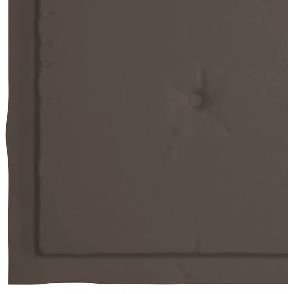 4 db tömör tíkfa kerti szék tópszínű párnával