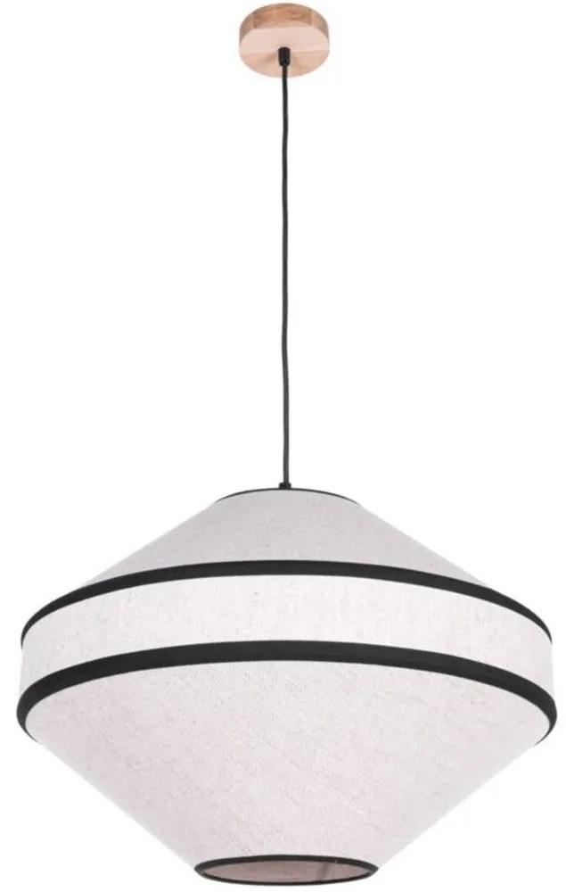 Spot-Light 16991174 - Zsinóros csillár AMIGO 1xE27/60W/230V tölgy