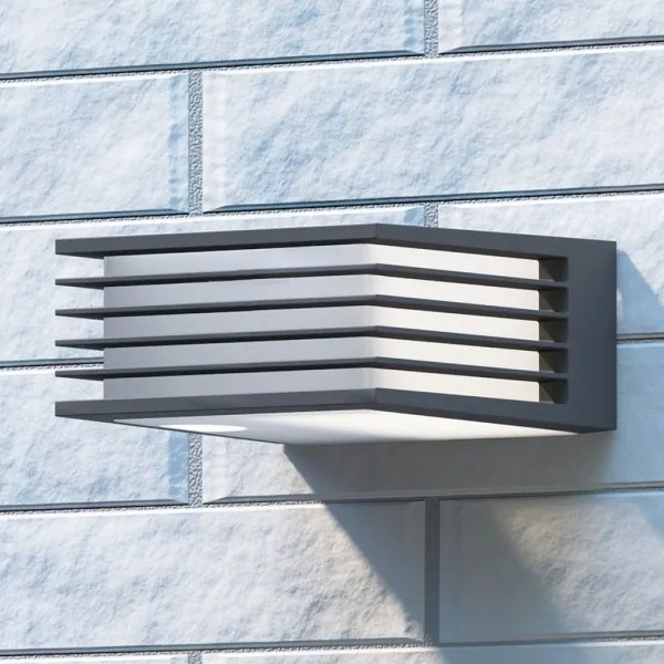 Philips - Kültéri fali lámpa SHADES 1xE27/15W/230V IP44 antracit