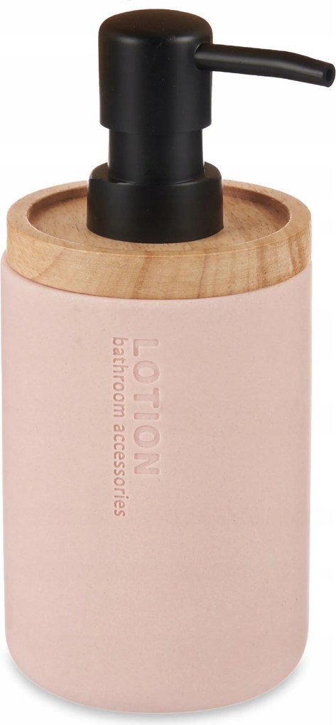 Folyékony Szappan Adagoló Fürdőszobai Gél Rózsaszín 18,5 cm