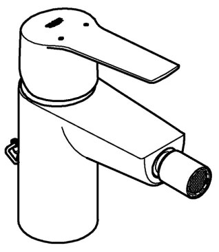 GROHE 32281002 - START S bidé csaptelep, fényes króm