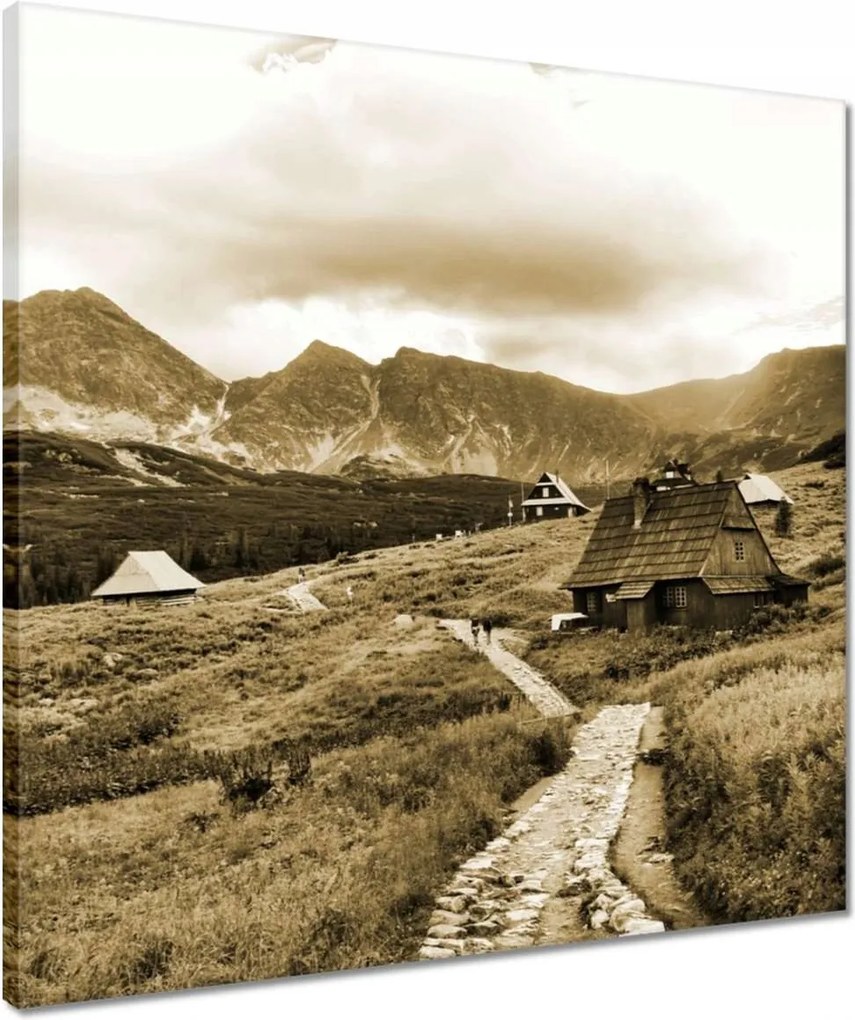 Vászonkép 50x50 Tátra Lengyel hegyek Kilátás