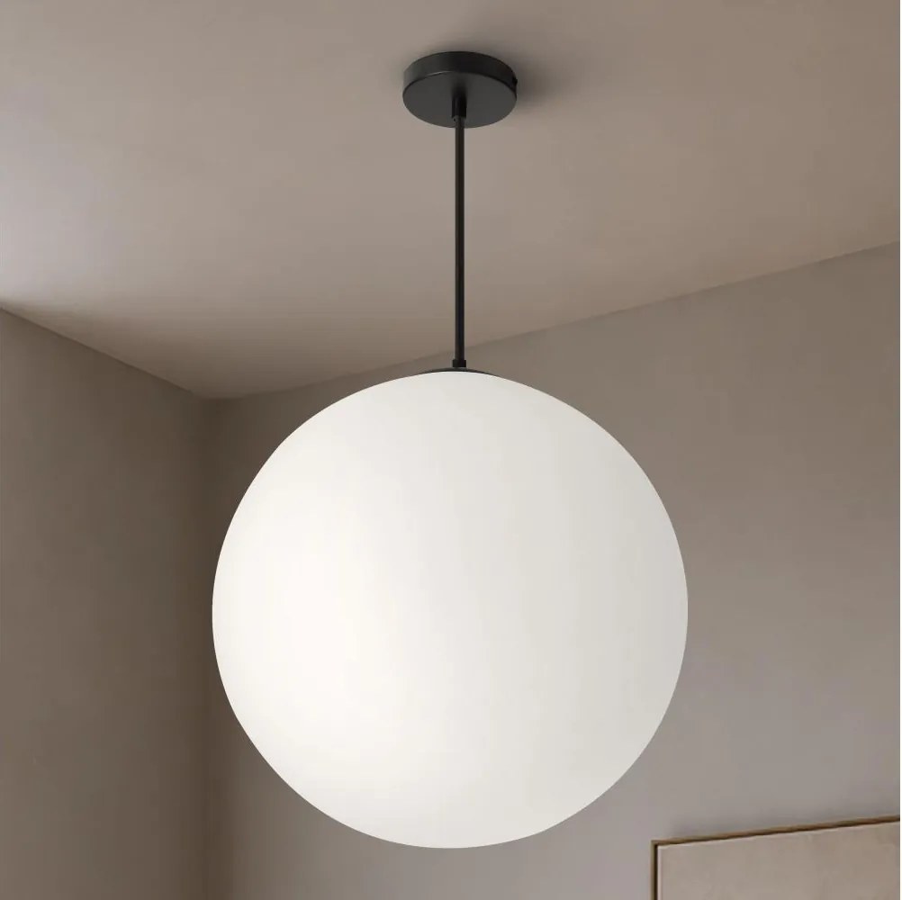 BRILAGI - Kábeles csillár POLOS 1xE27/40W/230V átmérő 40 cm fekete