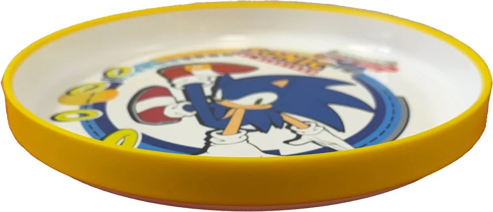 Sonic a sündisznó Rings csúszásmentes micro lapostányér