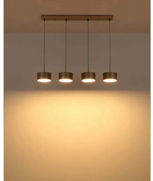 Globo 56964-4H - LED kábeles csillár RAYMOND LED/40W/230V 3000K sárgaréz