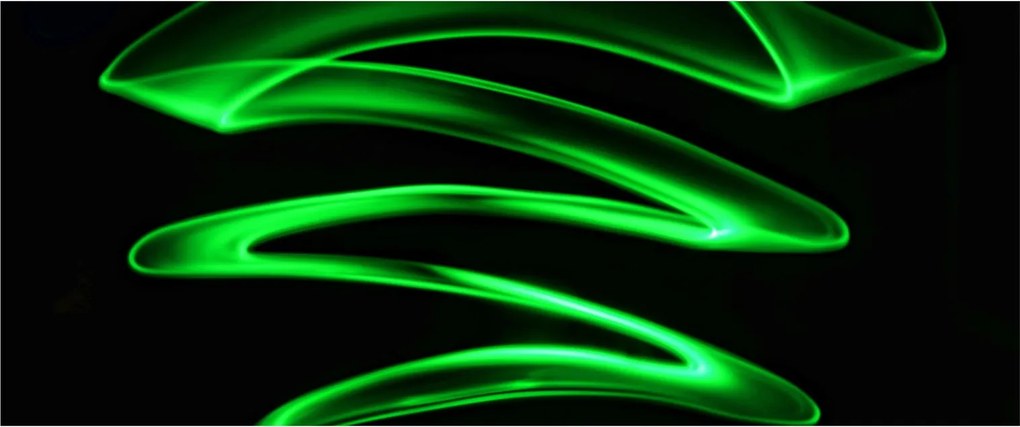 Kép - neonhullámok (120x50 cm)