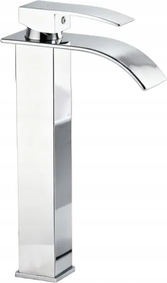 Fürdőszobai Csaptelep Álló Króm Mosdó Csaptelep Komplett Vízesés