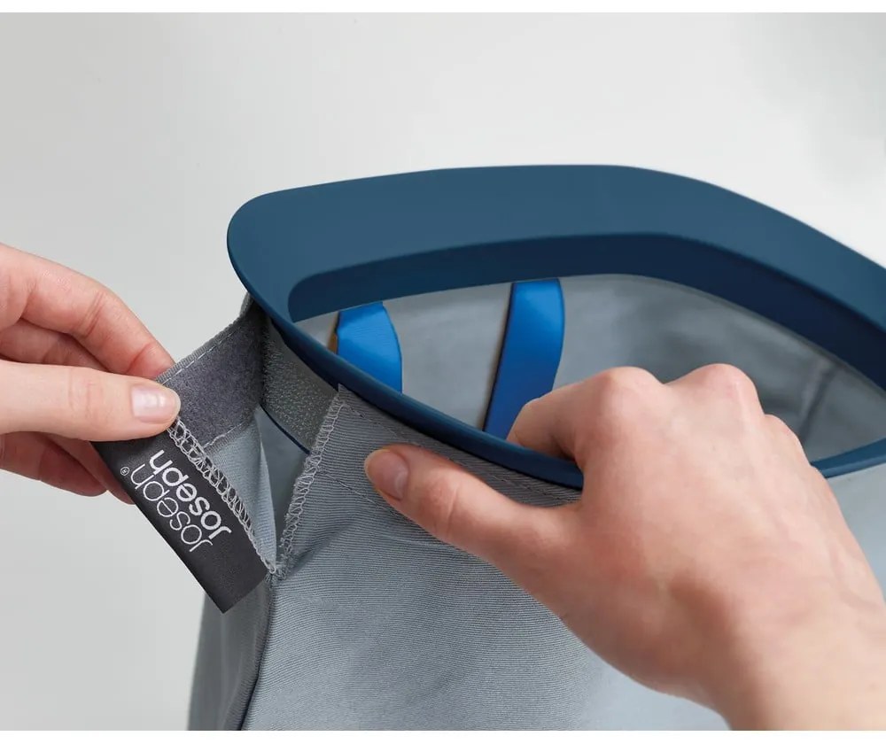 Antracitszürke textil szennyeskosár 3x30 l Tota Trio – Joseph Joseph
