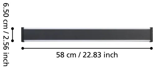 Eglo 900677 - LED Kültéri fali lámpa NEVIANO 2xLED/7W/230V 3000K IP55