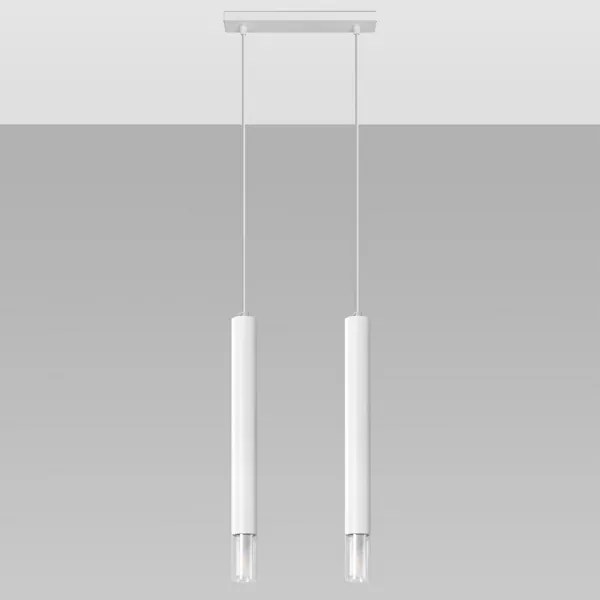 Sollux SL.0958 - Csillár zsinóron VIZIER 2xG9/40W/230V fehér