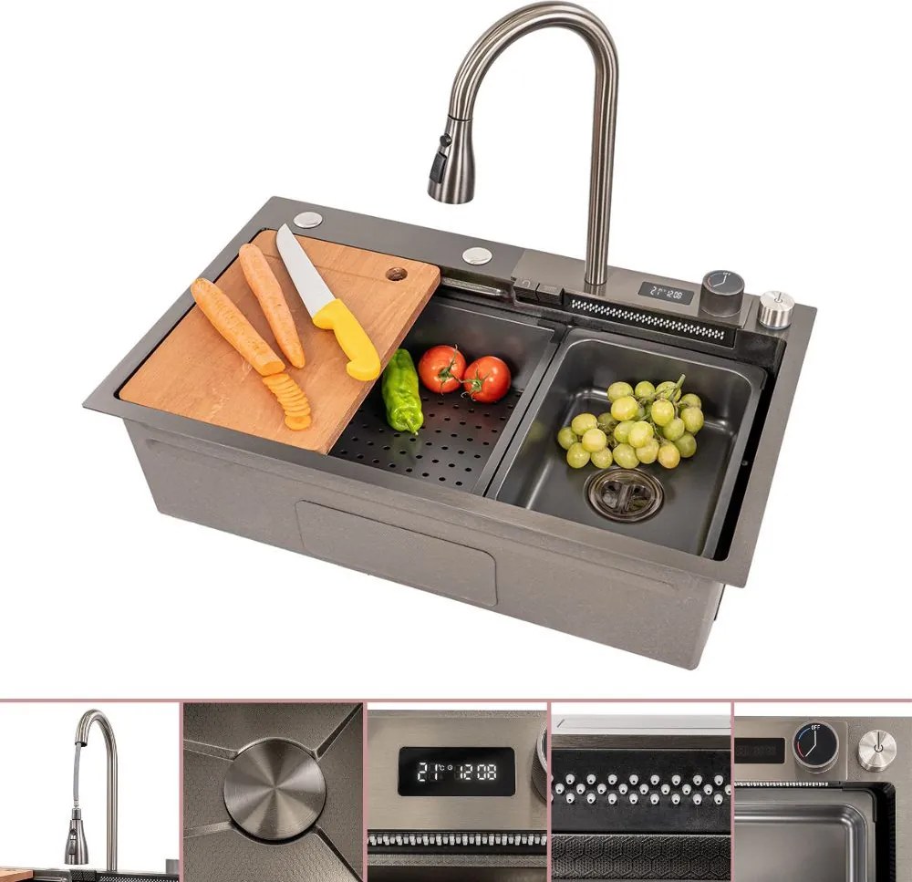 Rose rozsdamentes mosogató