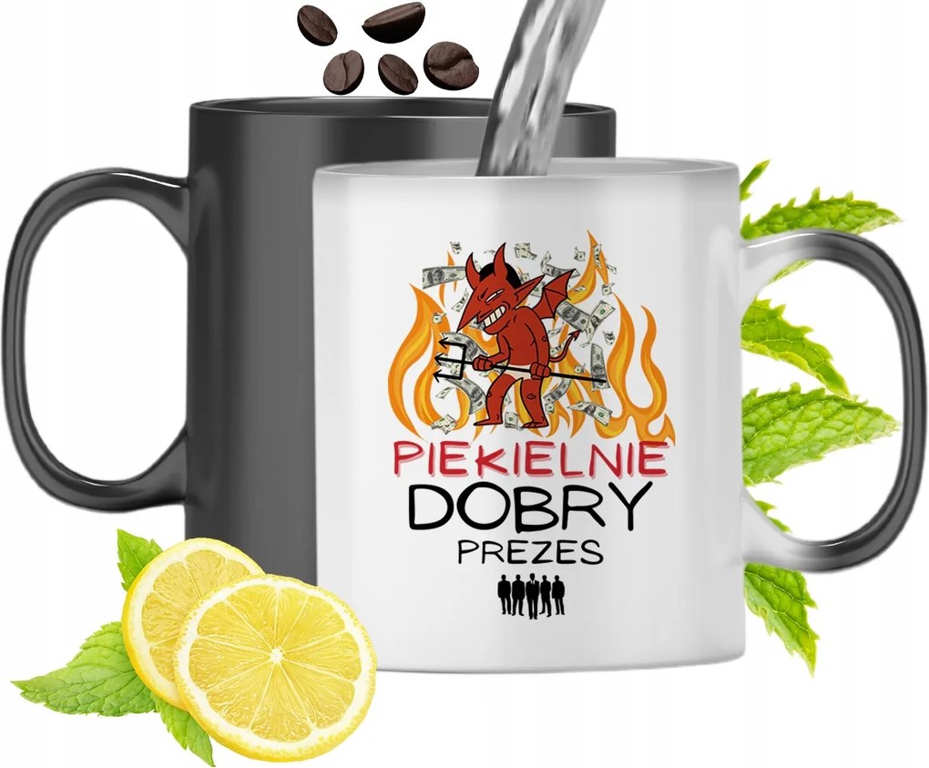 Mágikus Bögre Elnöknek Színváltós Nyomtatott Fényképpel