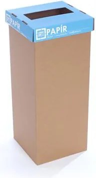 Szelektív hulladékgyűjtő, 50 l, RECOBIN Office, kék (URE002)