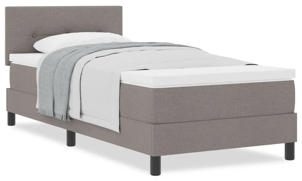 Boxspring Ágy Matrac Szín: Barna 80x200 cm Anyag