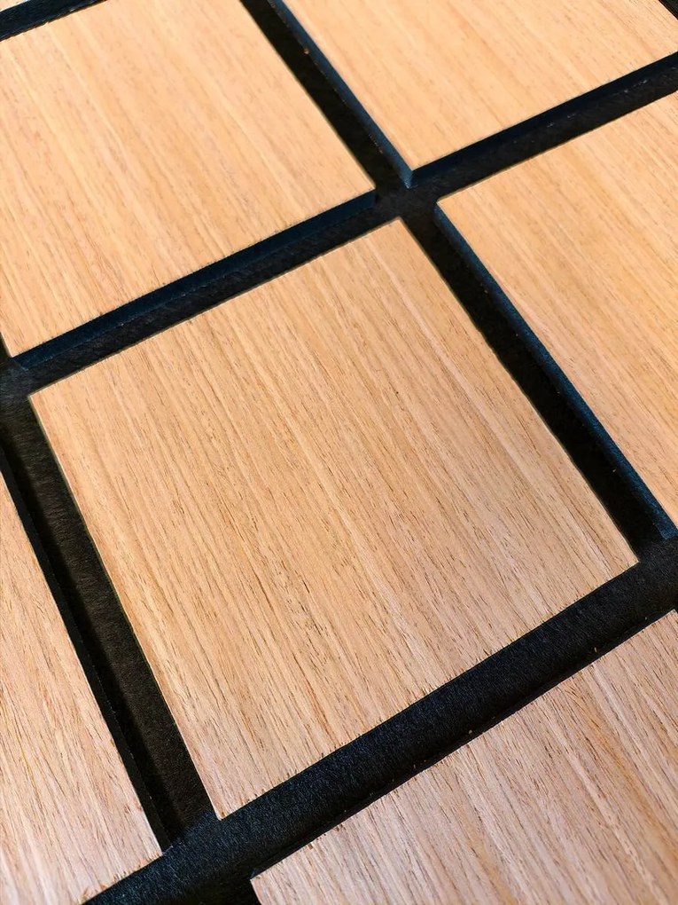 Freja Fa kockás akusztikus falipanel 60x60x1,8cm - világos tölgy - világos tölgy
