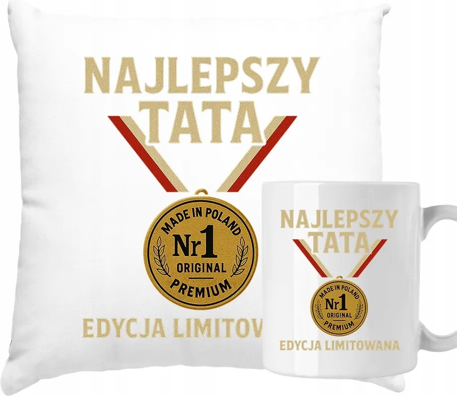 Párna és Bögre Apának Legjobb Apa Ajándék Apák napjára Szett