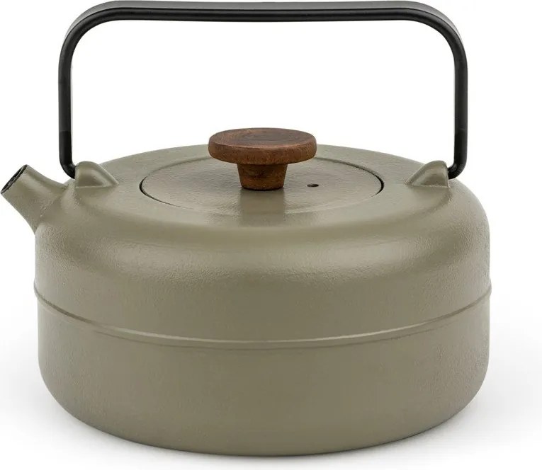 Khaki öntöttvas teáskanna szűrővel 750 ml Henan – Bredemeijer