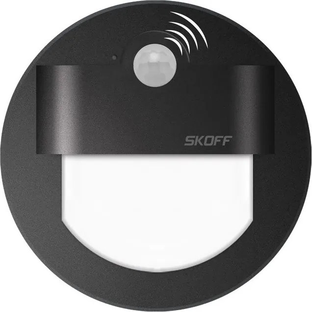 Skoff RUEDA LED PIR 120° MM-RUE-D-N-1-ML-ML-01 Beépíthető lépcsőházi lámpa 4000K IP20