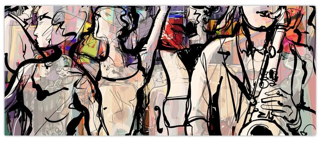 Kép - Jazz éjszaka (120x50 cm)