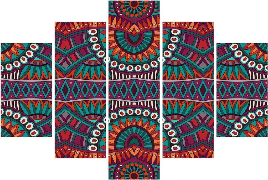 A díszítő absztrakció képe (150x105 cm)