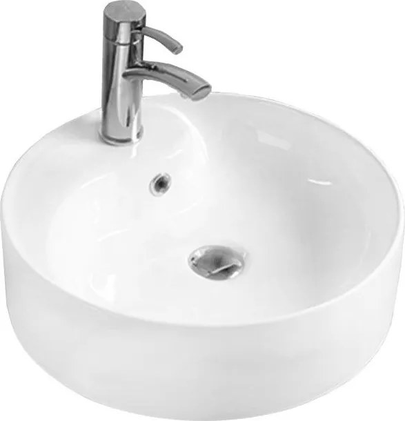 Mexen Lila pultra szerelhető mosdó 46 x 46 cm, fehér - 21824600