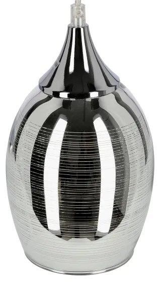 Csillár zsinóron MARINA 3xE27/60W/230V króm