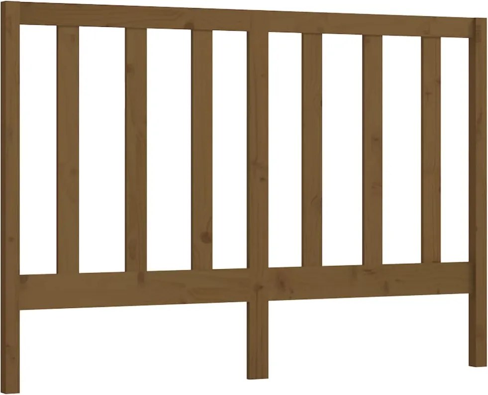 vidaXL mézbarna tömör fenyőfa ágyfejtámla 156 x 4 x 100 cm