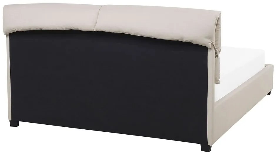Franciaágy 140 cm BELLA (ágyráccsal) (bézs). 1007170