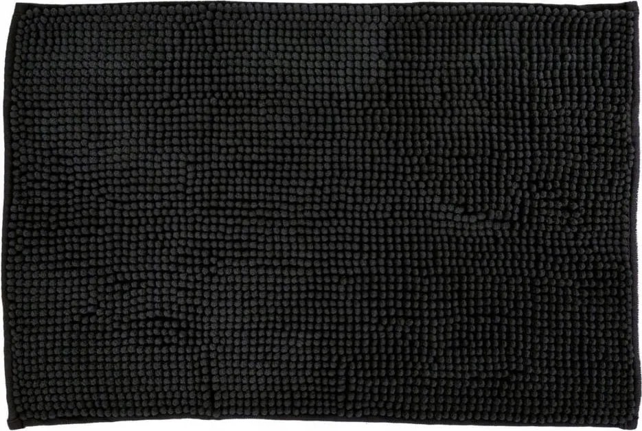 Fürdőszobaszőnyeg Bisk Chenille 60 x 40 cm fekete