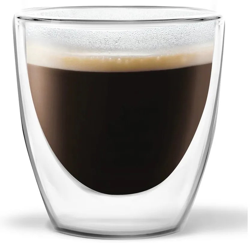 Ronny Espresso 2 db duplafalú pohár, 80 ml - Vialli Design