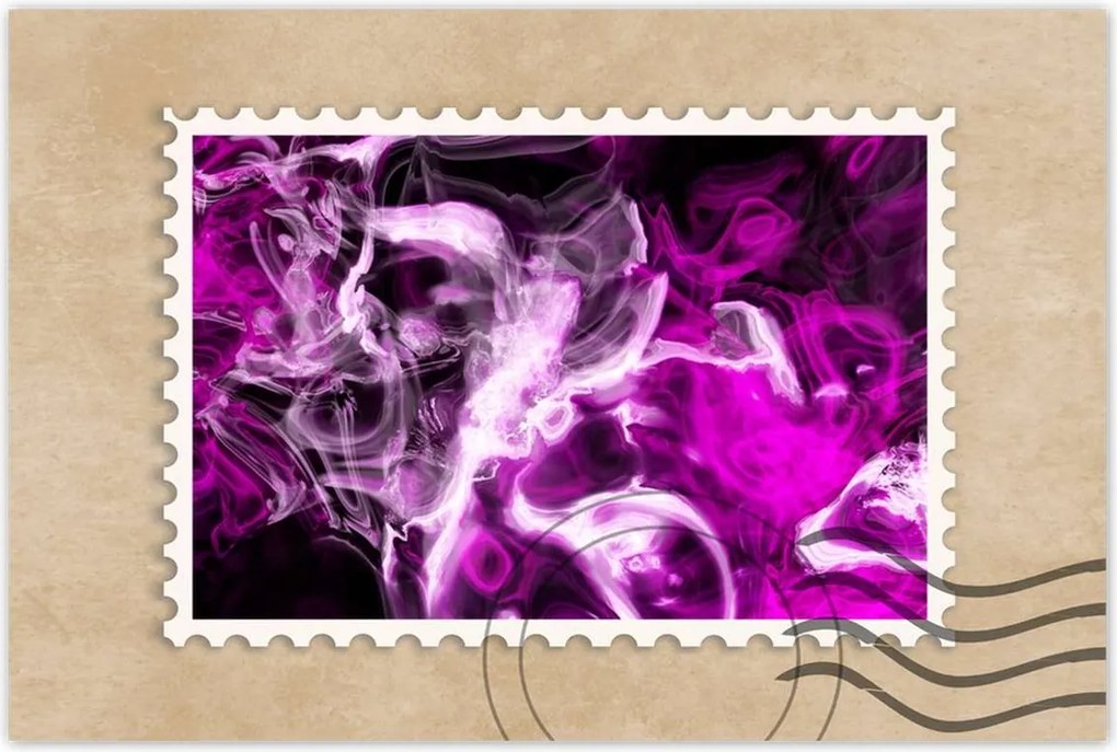 Poszterek 120x80 Lila lángok