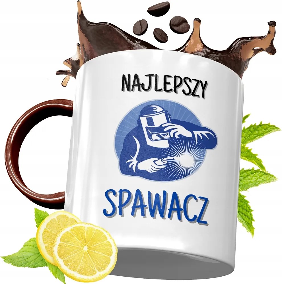 Bordó Bögre Hegesztőnek Születésnapi Ajándék fényképes nyomtatással