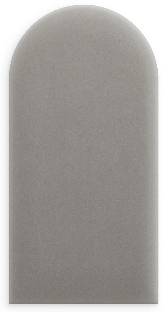 Bársony kárpitozott panel - Íves - 30x100cm Szín: Szürke