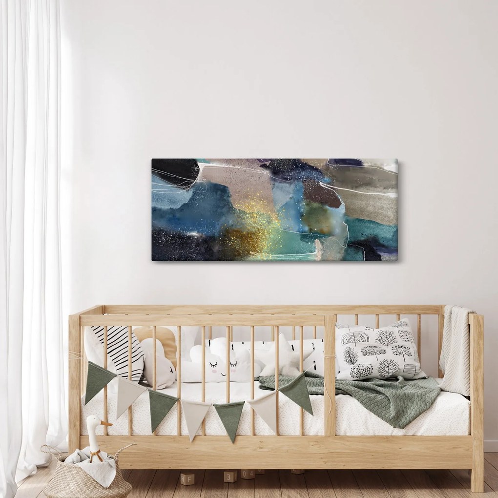 Kép - Akvarell absztrakció (120x50 cm)