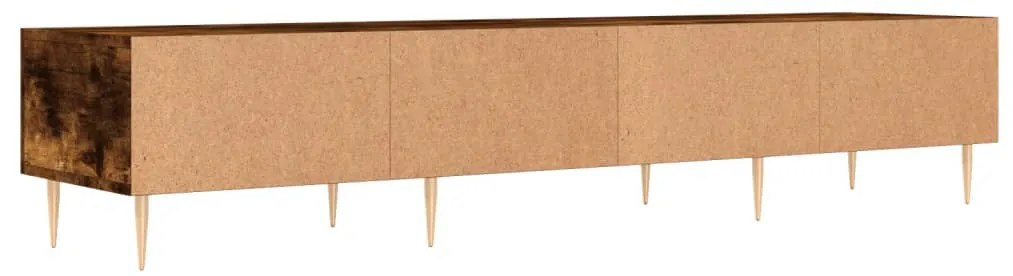 füstös tölgy színű szerelt fa TV-szekrény 150 x 36 x 50 cm