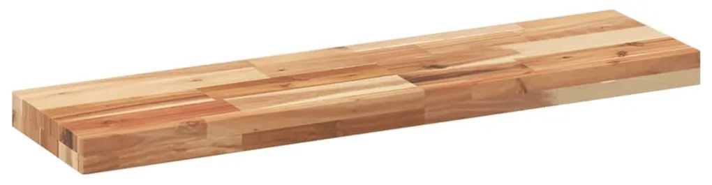 olajbevonatú tömör akácfa függőpolc 100 x 20 x 4 cm