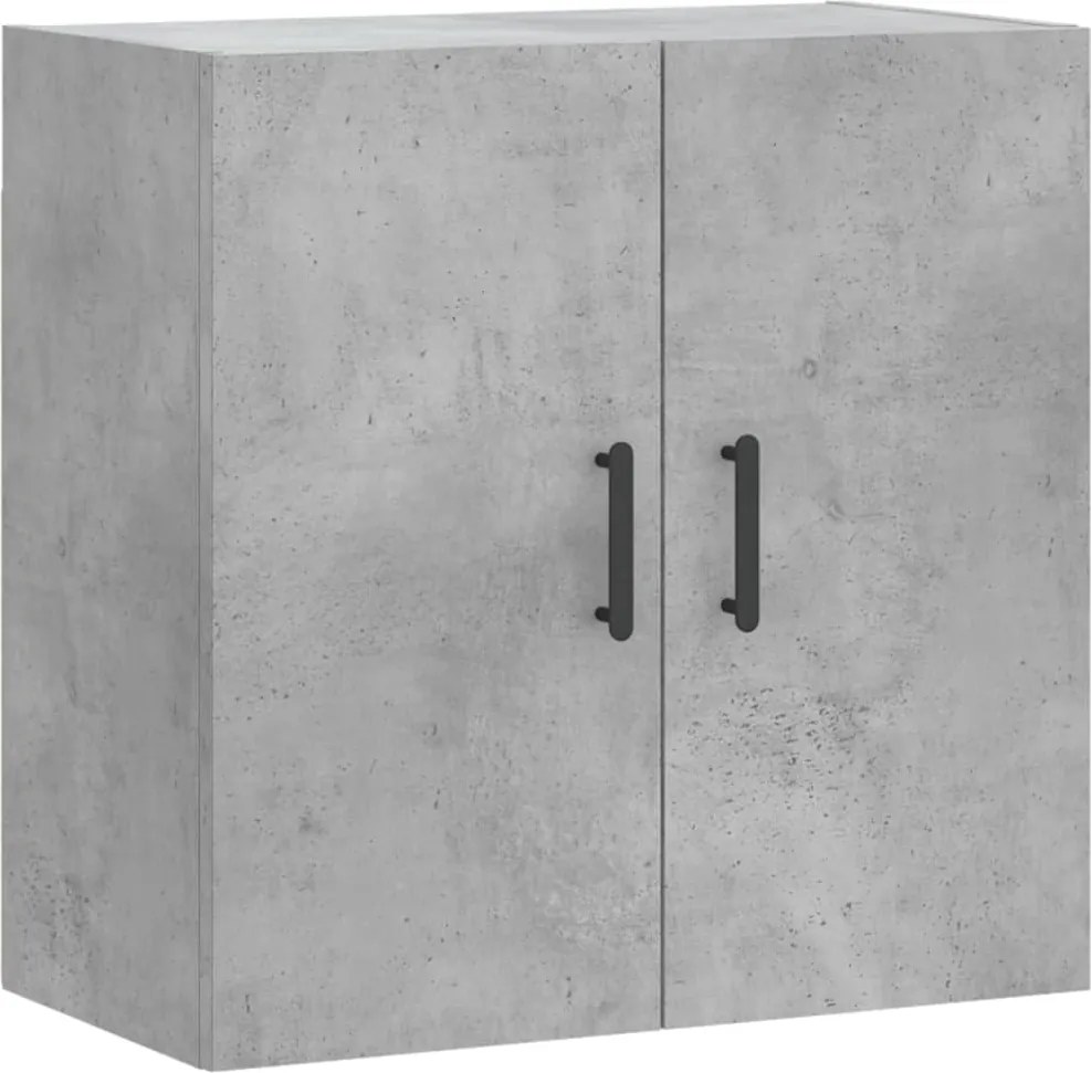 vidaXL betonszürke szerelt fa faliszekrény 60 x 31 x 60 cm