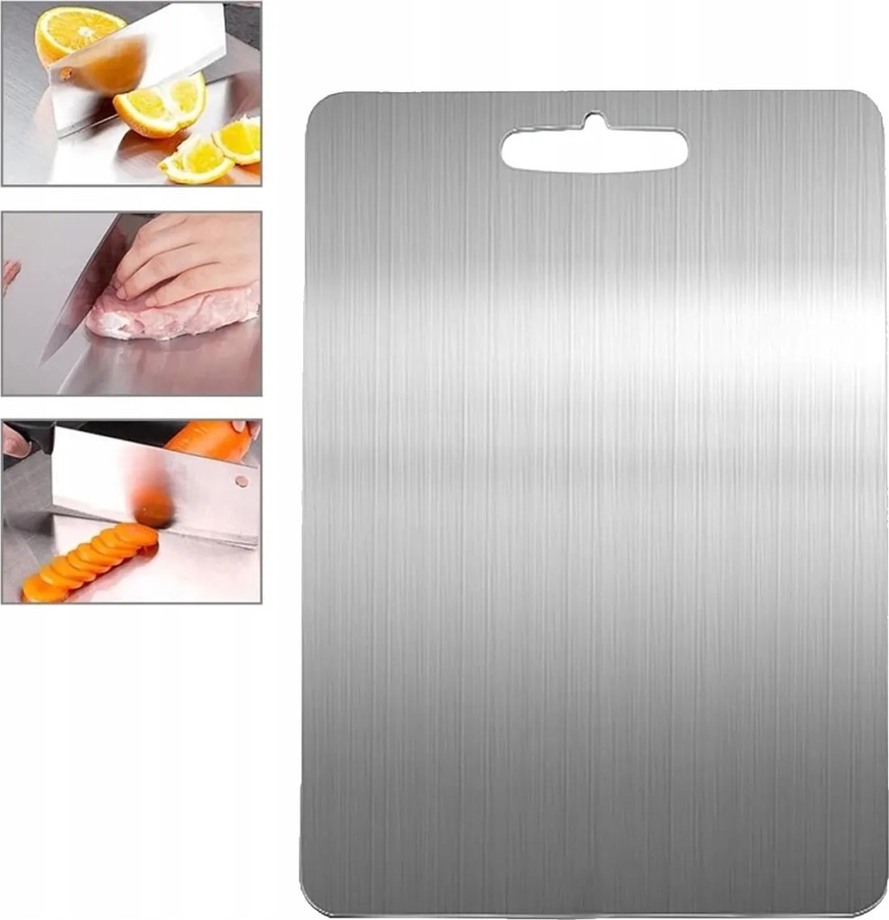 Vágódeszka Művészeti készlet Rozsdamentes acél 304 Kétoldalas acél