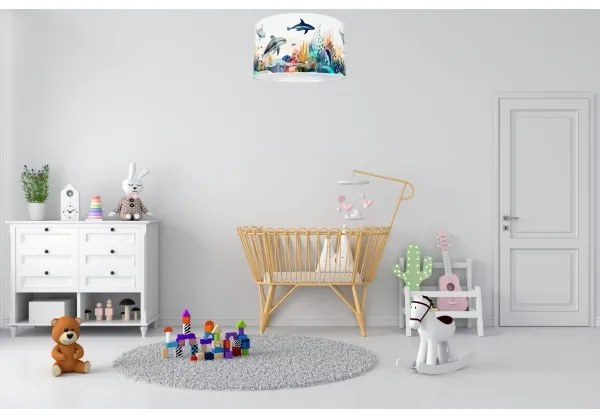 Gyerek mennyezeti lámpa OCEAN 1xE27/60W/230V