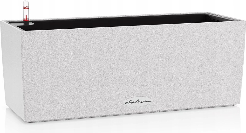 Virágtartó Lechuza Balconera Stone 50 önöntöző Fehér Kvarc