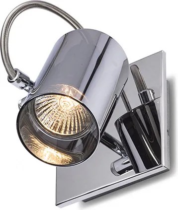 RENDL BUGSY I nástěnná chromované sklo 230V GU10 50W