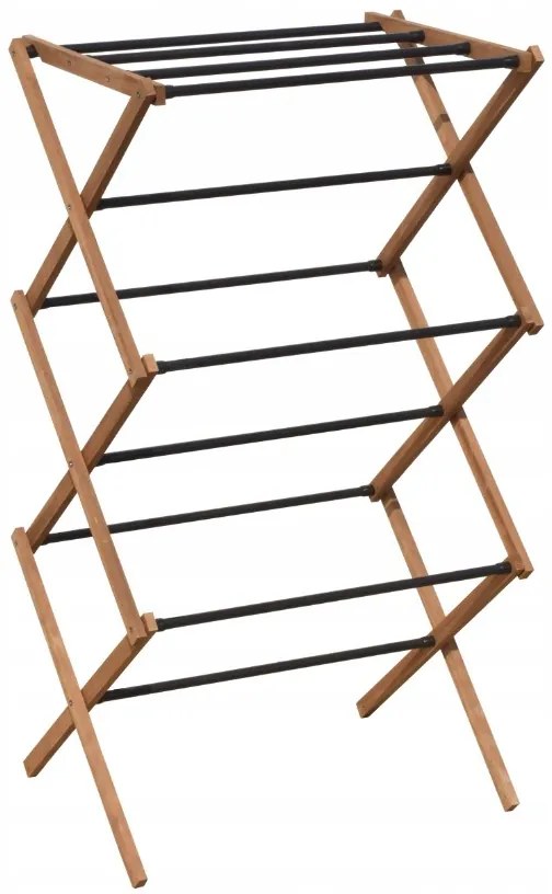 Erga Aurora, ruhaszárító állvány 73x37x97 cm álló, barna-fekete, ERG-SEP-10SUSDRAURDSM