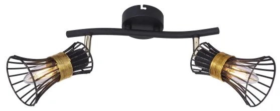 Globo 54814-2 - Spotlámpa PURRA 2xE14/40W/230V