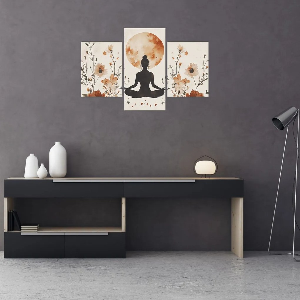Kép - Narancssárga jóga (90x60 cm)