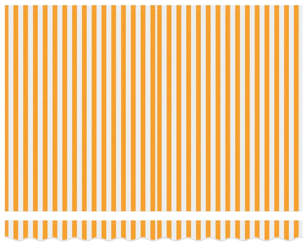 Automatikus Behúzható Napellenző Sárga és Fehér 300 x 250 cm