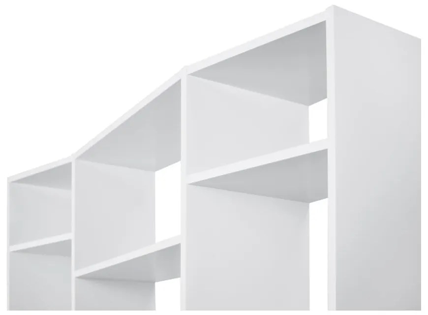 Fehér könyvespolc 144x224 cm Valsa – TemaHome